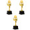 3Pcs Smooth Surface Trophy for Party and Student Awards 5