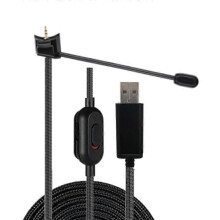 Replacement Boom Mic Headsets Cable Clear Sound for QC35 QC35II Headphones