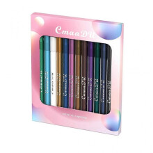 Colored Gel Eyeliner Pencil Metallic Glitter Matte Eye Liner Eye Makeup Pen Set