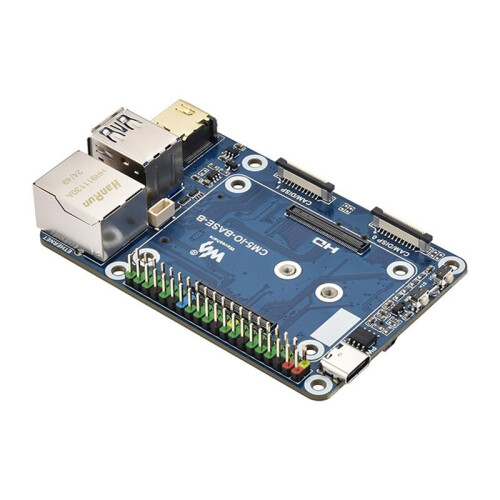 Waveshare for Raspberry Pi Compute Module 5 CM5 Base Board (B) CM5-IO-BASE-B Expansion Board for Compute Module 5 Lite/EMMC 1