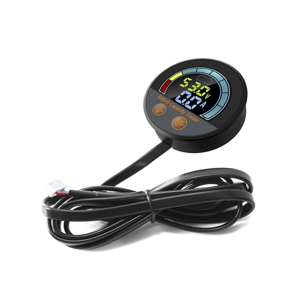 8V-100V Battery Monitor With Shunt Voltage Current Capacity Tester Rv Auto Battery Meter Coulomb Meter Handlebar 300A 6033581159526