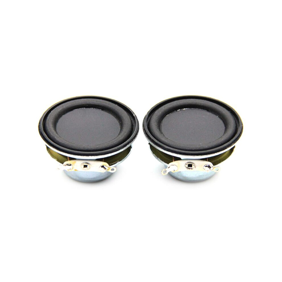 2Pcs Audio Speaker 4Î© 5W 40Mm 1.5 Inch Full Range Black 4852351799623