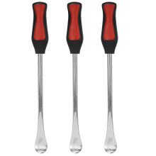 Motorcycle Tire Lever Spoon Kit Stainless Steel with Ergonomic Plastic Handle DamageReducing Design