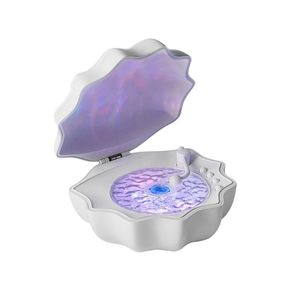 Moana Shell Speaker Shell Lamp Wireless Speaker Subwoofer Sleeping Desktop Ornaments Gift For Friends White 6031445503287