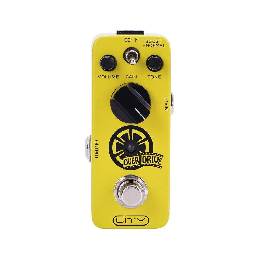 Overdrive Electric Guitar Effect Pedal With 2 Modes Of Boost And Normal,Amplifier For Electric Guitar Effect True Bypass 6031601146457