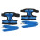 2Pcs Blue Nylon Chicken Walking Belt with Comfortable Mesh Harness 6