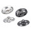 200 Sets Sew-on Snap Buttons Metal Snap Fastener Buttons Press Button for Sewing 3