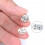 200 Sets Sew-on Snap Buttons Metal Snap Fastener Buttons Press Button for Sewing 4