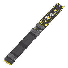 M.2 SSD Extension Cable M.2(NGFF) Key M NVMe Extension Cable Extender Support 2230/2240/2260/2280 Hard Drive