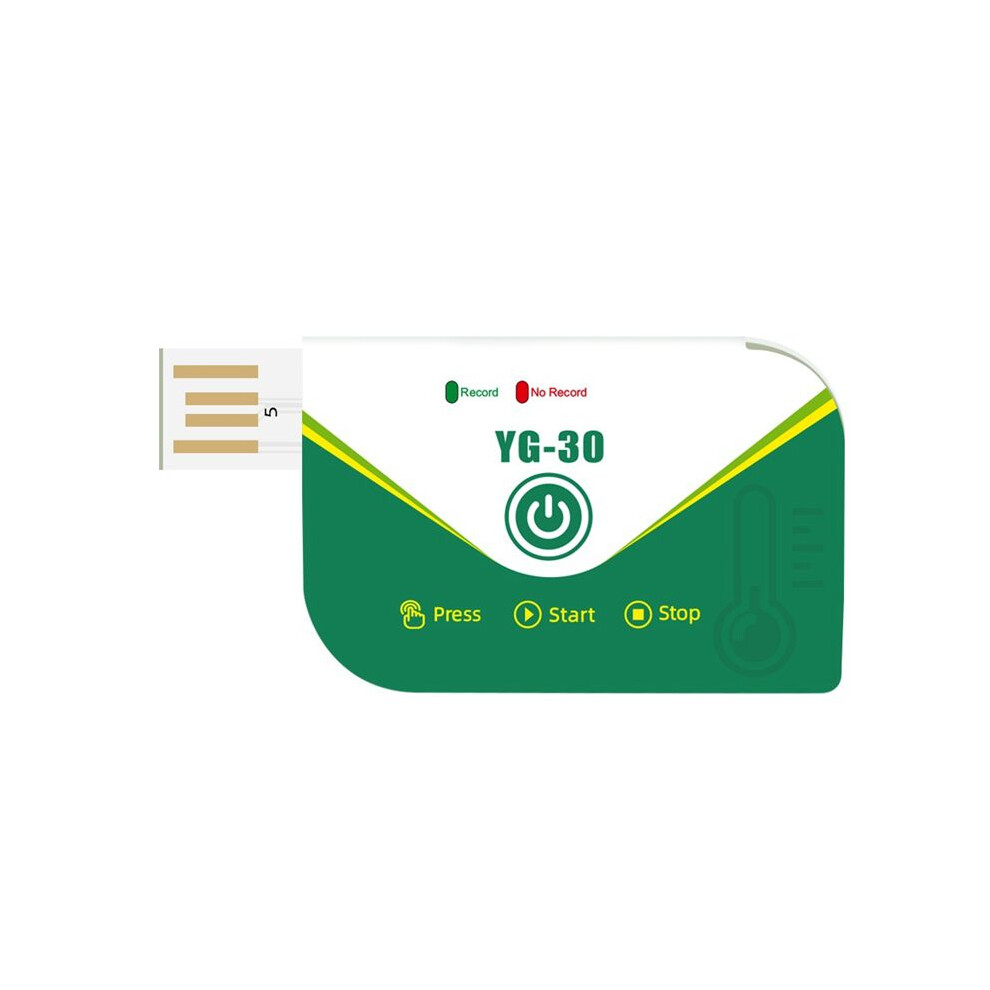 180 Days Temperature Data Recorder Disposable USB Data Logger PDF Report for Cold Chain Transport