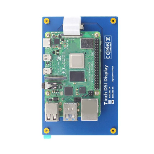 7 Inch QLED Display  Interface Panel Multi-Point Touch for Raspberry Pi 4B/3B/2B and Other Full Range Motherboards 1