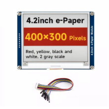 Módulo de Exibição de Tinta Eletrônica de 4,2 Polegadas Módulo de Tinta Eletrônica de 4,2 Polegadas (G), 400x300, Vermelho/Amarelo/Preto/Branco,