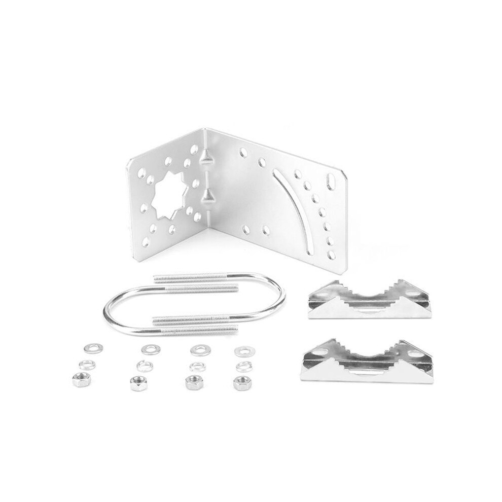 Mount Bracket L Mounting Bracket For Lpda Yagi Outdoor Antenna With U-Bolt, Mounting Screws, Mast Clamp 6032011222120