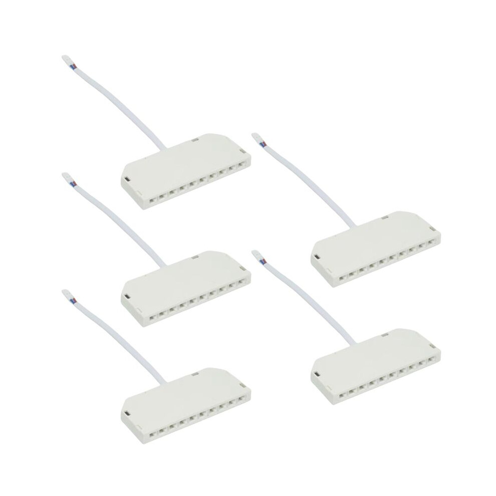 10 Terminal Junction Box Hub Splitter Male Plug Cable Quick Connector For Led Strip 4713137965208