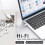 USB C to for- Interface Headphone Audio Adapter, Type C Male to Female for- Interface Earphone Converter 3
