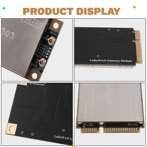 H ELTEC AUTOMATION HT1303 LoRaWAN Concentrator Module SX1302 SX1250 Chip LoRa Gateway Base Station Module 868MHz SPI Version 1