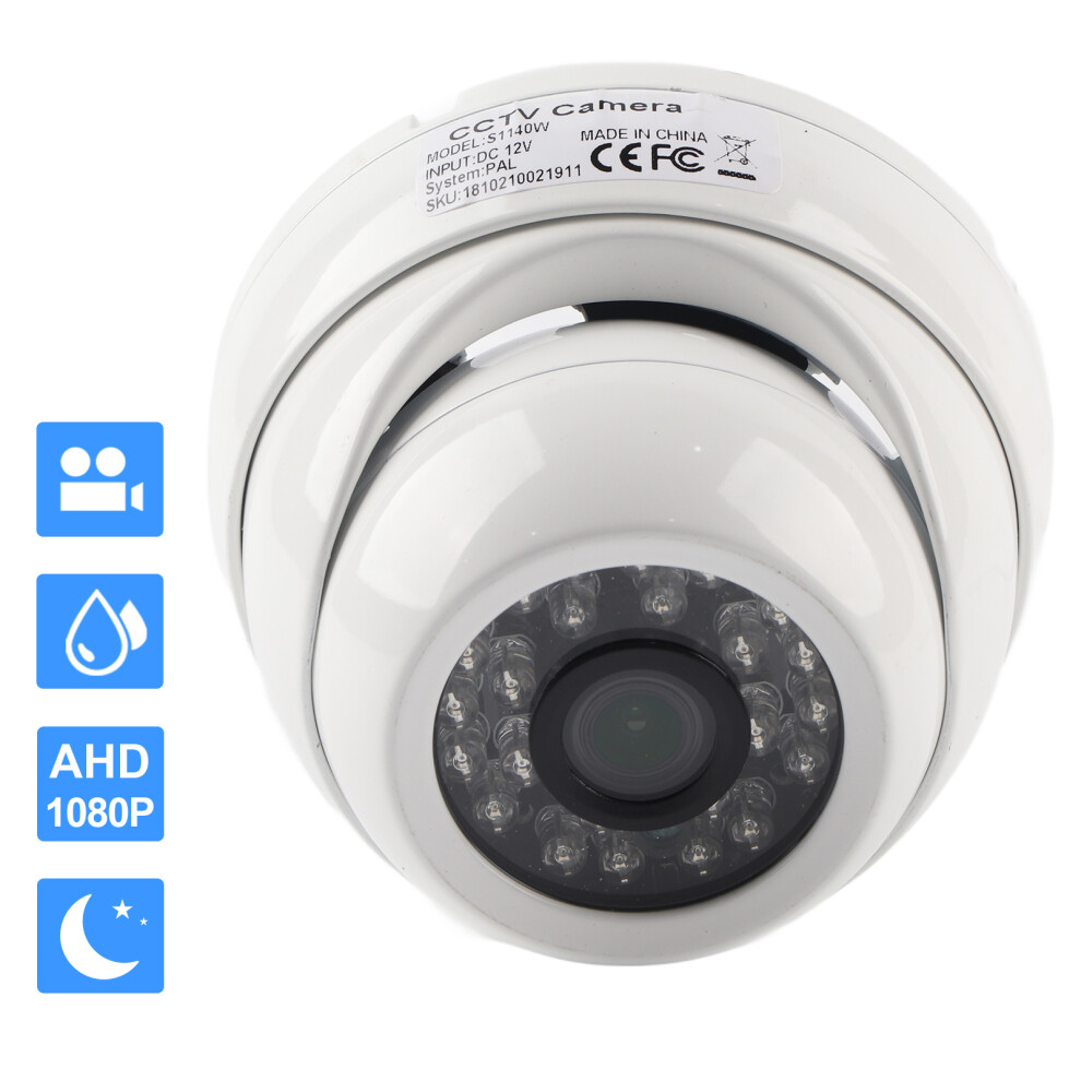 4 In 1 Ahd Dome Security Camera 1080P 24 Infrared Leds Ip66 Rated 9391376398251