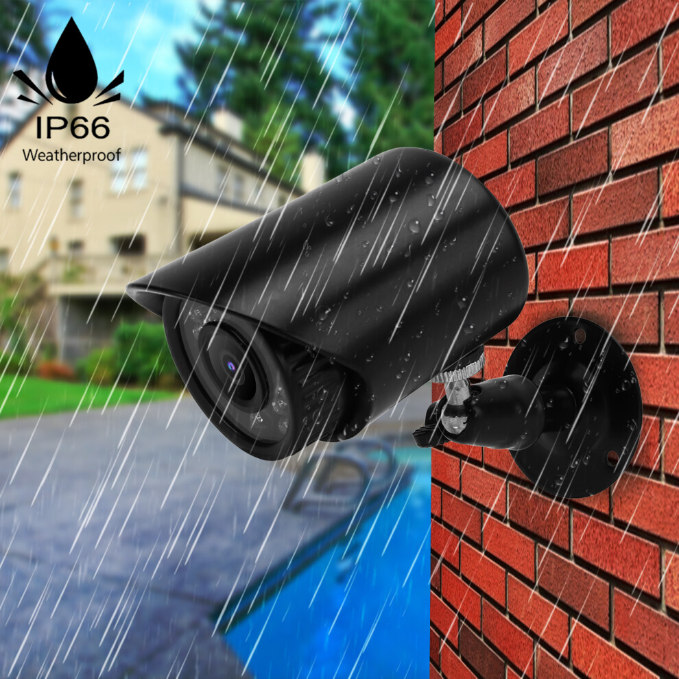Clear Image 1080P Security Camera 3.6Mm Lens Night Vision Ip66 Rated 9331376398318