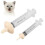 Concave Handle Dog Syringe Dispenser with Silicone Tip 10ml+30ml 15