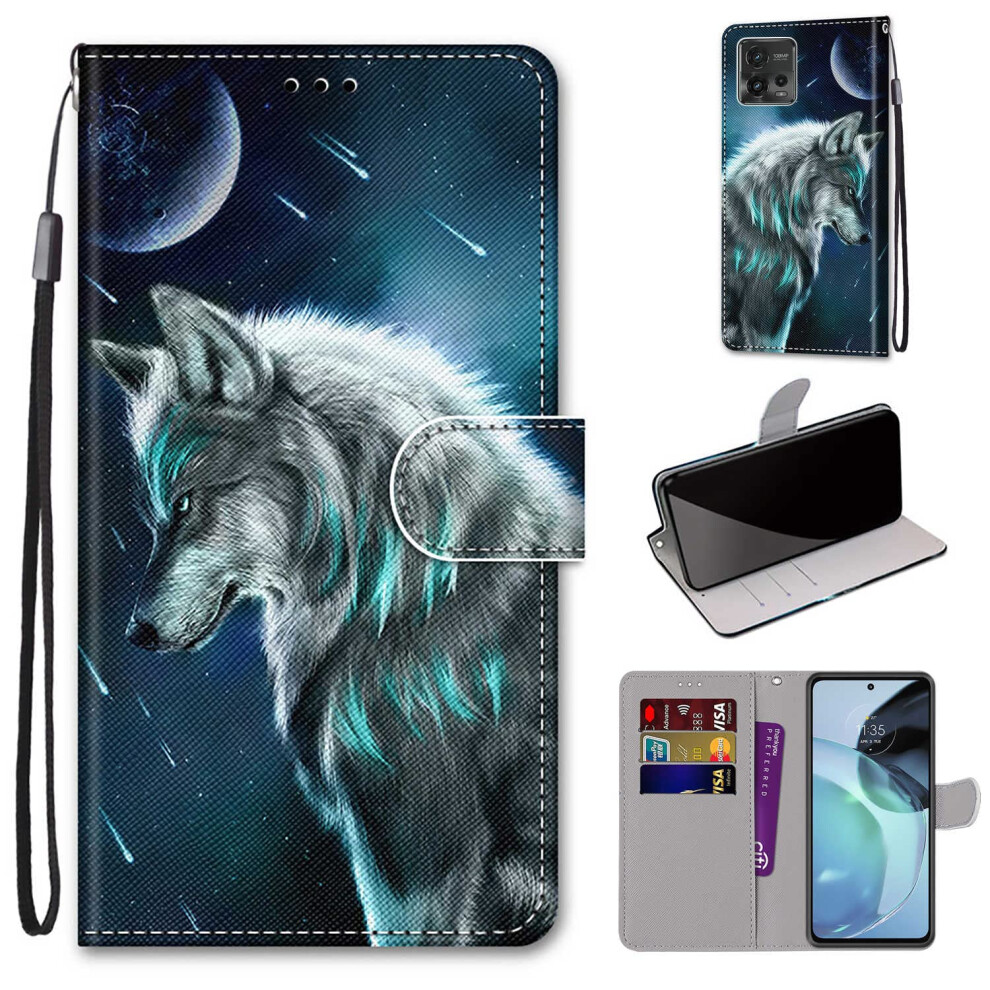 Pu Leather Wallet Case With Card Slots, Magnetic Stand And Protective Design For Motorola Moto G72 9347817625677