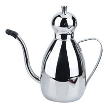 Stainless Steel Oil Dispenser, Versatile Usage Drip-Free Spout 304 Stainless Steel Kitchen Cruet for Oil Vinegar and Dressings, Leak-Proof and