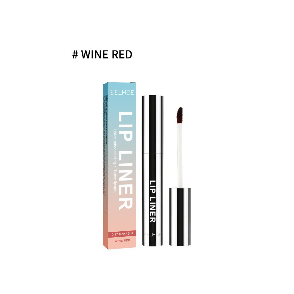 Peel Off Lip Liner With Long Lasting Color, Waterproof Smudge Proof Matte Finish Stain For Defined Lips, Tattoo Lip Contouring Design Enhances Shape