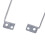 1Pair Replacement Laptop Right and Left Hinges Set for Asus ROG Strix GL753 3