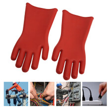 10kV Isolierhandschuhe aus Naturlatex – Sicherheitsausrüstung für Elektriker, HEISS
