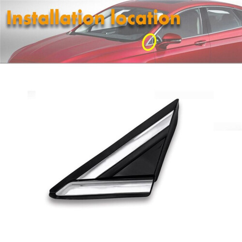 Car Left a Pillar Window Triangle Cover Panel for  Mondeo 2013-2018 DS73-F16003-BDW 2