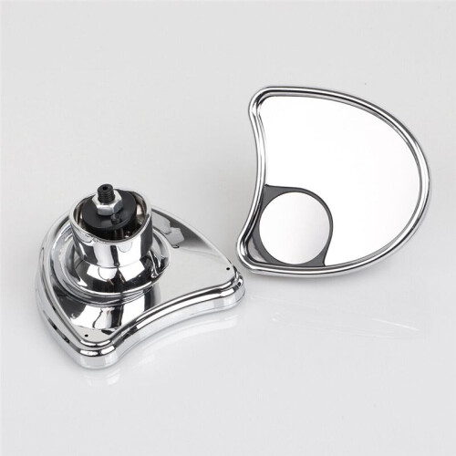 Chrome Batwing Inner Fairing Mount Sidospeglar med DöD Vinkel för  Touring 2