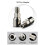 High Flow Nozzle Adapter for Rapido/V6 Pro/V6 Hot End Increase Efficiency 2
