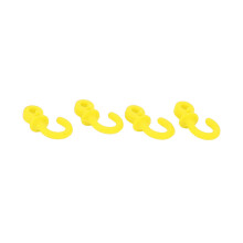 Yellow Compound Bow Silencers 4Pcs - Vibration and Noise Reduction