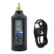 Professional Mini Wireless Tattoo Power RCA for DC Connector Adjusted Voltage for Rotary Pen Machine Portable Supplies