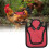 Chicken Saddle Hen Protector with Adjustable Straps, Breathable Vest for Feather Loss, Red 2