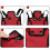 Chicken Saddle Hen Protector with Adjustable Straps, Breathable Vest for Feather Loss, Red 5