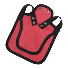 Hen Saddle Poultry Vest Jacket With Adjustable Straps, Protective Chicken Clothing For Coops, Red