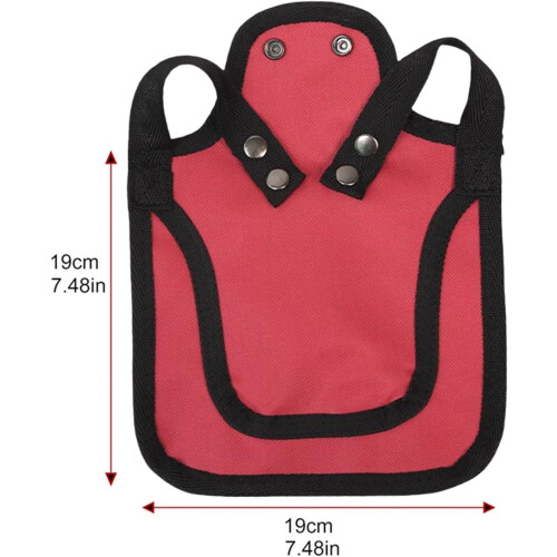 Hen Saddle Poultry Vest Jacket With Adjustable Straps, Protective Chicken Clothing For Coops, Red 2