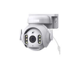 5MP WiFi Tuya Camera Outdoor PTZ IP, Cloud Storage 128GB, 3.6mm Lens, Auto Video Surveillance