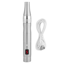 Permanent Makeup Device with Exquisite Motor, Aluminium Alloy Tattoo Rotary Machine Featuring LED Display and 5-Speed Adjustment, Ergonomic Pen for