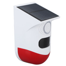 Alarme sans fil IP67 solaire : Compatible avec les animaux facile Ă installer, autonomie de 60 jours en veille