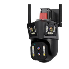 8K UHD WiFi IP Camera Outdoor With 10x Optical Zoom Auto Tracking PTZ Waterproof 32GB Included