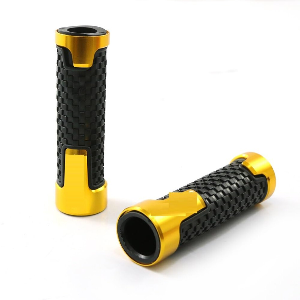 Handlebar Grips For Suzuki Gsxr125 Gsxr150 Gsxr600 Gsxr750 Gsxr1000 Cnc Nonslip Gold 9347817629682