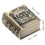 Exquisite Metal Baby Tooth Keepsake Box 4x4x2cm Engraved Pattern 2