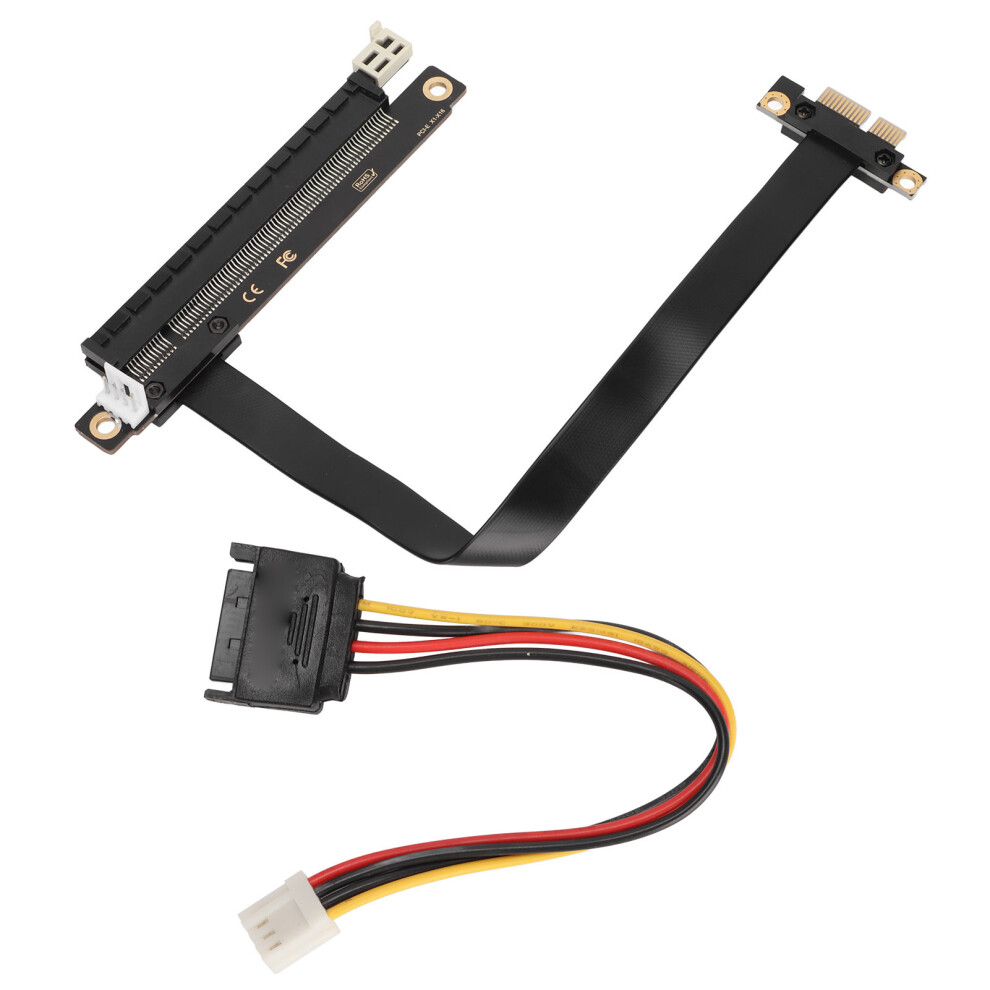 Pci Express Adapter Cable Flexible Cable Compact Design Electromagnetic Interference Shielding Stable Transmission High Speed Pci-E Extension Protecti 9147006055557