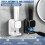 Automatic Toothpaste Dispenser Toothpaste Dispenser for Electric Toothpaste Dispenser Wall Mounted for Bathroom,White 2