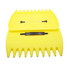 1 Pair of Leaf Scoop, Hand Rakes for Lawn and Garden Cleanup for Yard Cleaning Leaf Cleaning ,Yellow