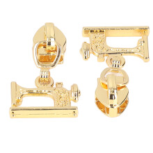 Zipper Pulls 10 Pcs Metal Replacement for Jackets Bags & Suitcases Gold Color