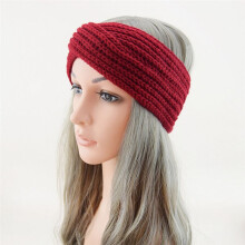 10Pcs Mixed Color Womens Knitted Braid Headband Twist Yarn Hair Bands Crochet Wraps for Women Girls