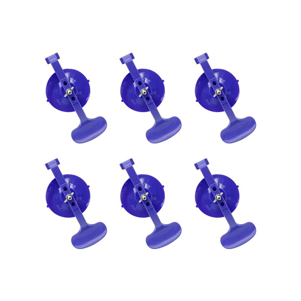 6Pc Suction Cup Clamp Set, Class Clamp Kit For Car Convertible Glass Windshield Top Repair Gluing 6031939166684