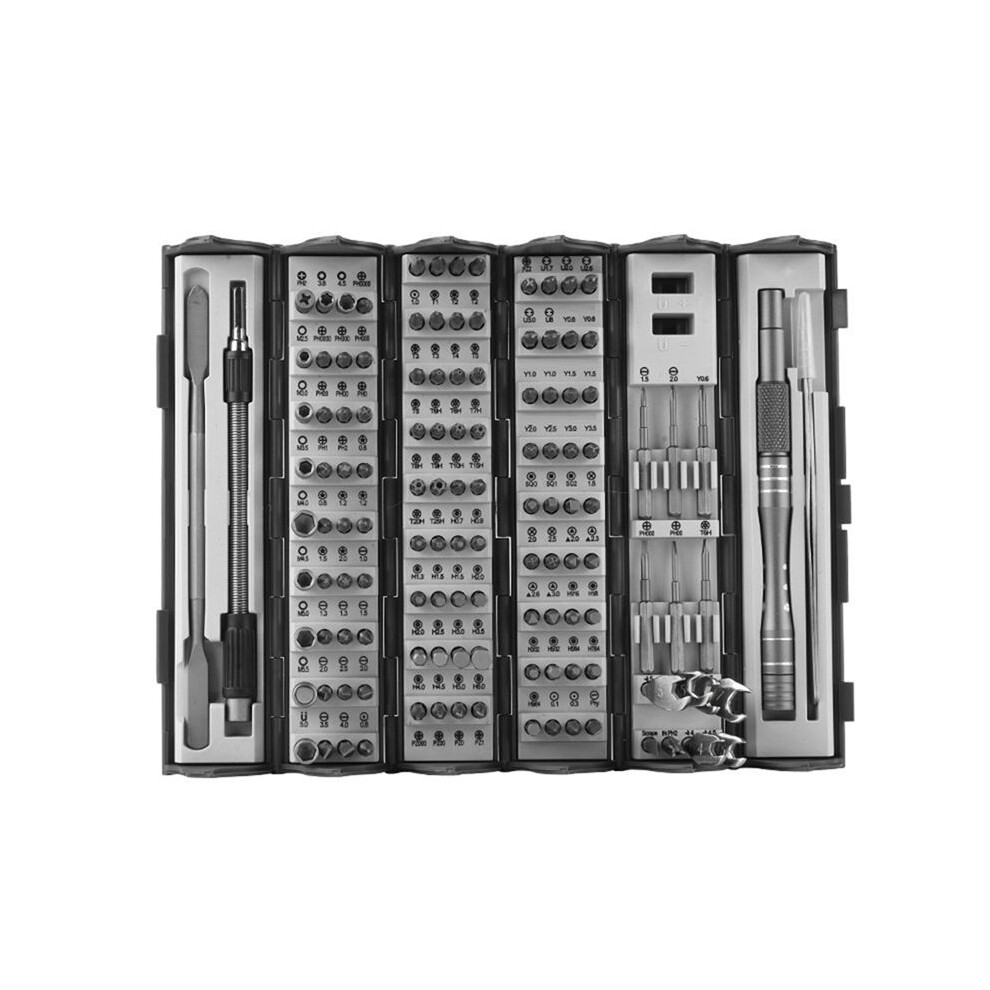 128-In-1 Screwdriver Set Household Disassembly Maintenance Tool Cylinder Portable Plum Hexagonal Special-Shaped Set 6034143147562